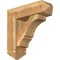 Ekena Millwork Balboa Arts and Crafts Rough Sawn Bracket w/ Offset Brace, Western Red Cedar, 8"W x 26"D x 26"H BKT0806X26X26BOA03RWR - alternate 1